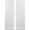 Ekena Millwork Americraft 5-Board Exterior Wood Joined Board-n-Batten Shutters w/ End Batten, ARW103BB518X77WHH, PR ARW103BB518X77WHH - alternate 1